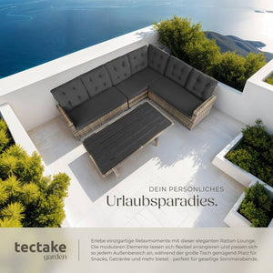 Rattan Lounge Catania - natur