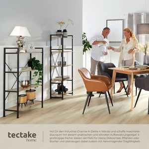 Regal Leeds Industrial Holz hell, Eiche Sonoma