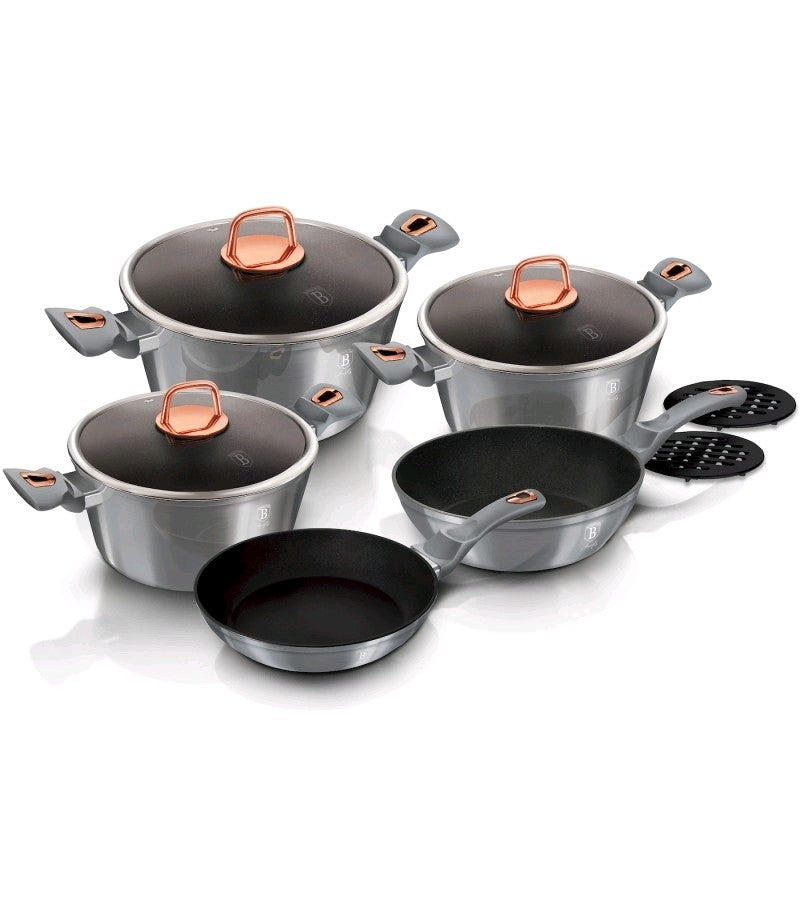 Berlinger Haus Pfannenset Moonlight Collection 10 tgl.