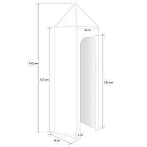 Hochbett Kinderbett 90x200 Weiss Rutsche Turm Spielbett Jugendbett Holz