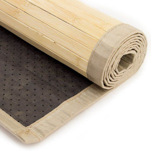 Bambusmatte Bambusteppich Teppich Bambus 60 x 240 natur