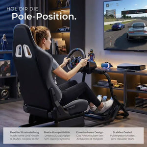 Gamingstuhl Play Rennsitz schwarz