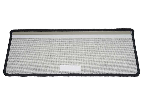 15er-Set Stufenmatten Treppenteppich 65x25cm schwarz-anthrazit