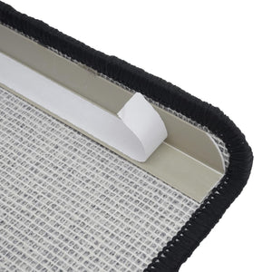 15er-Set Stufenmatten Treppenteppich 65x25cm schwarz-anthrazit