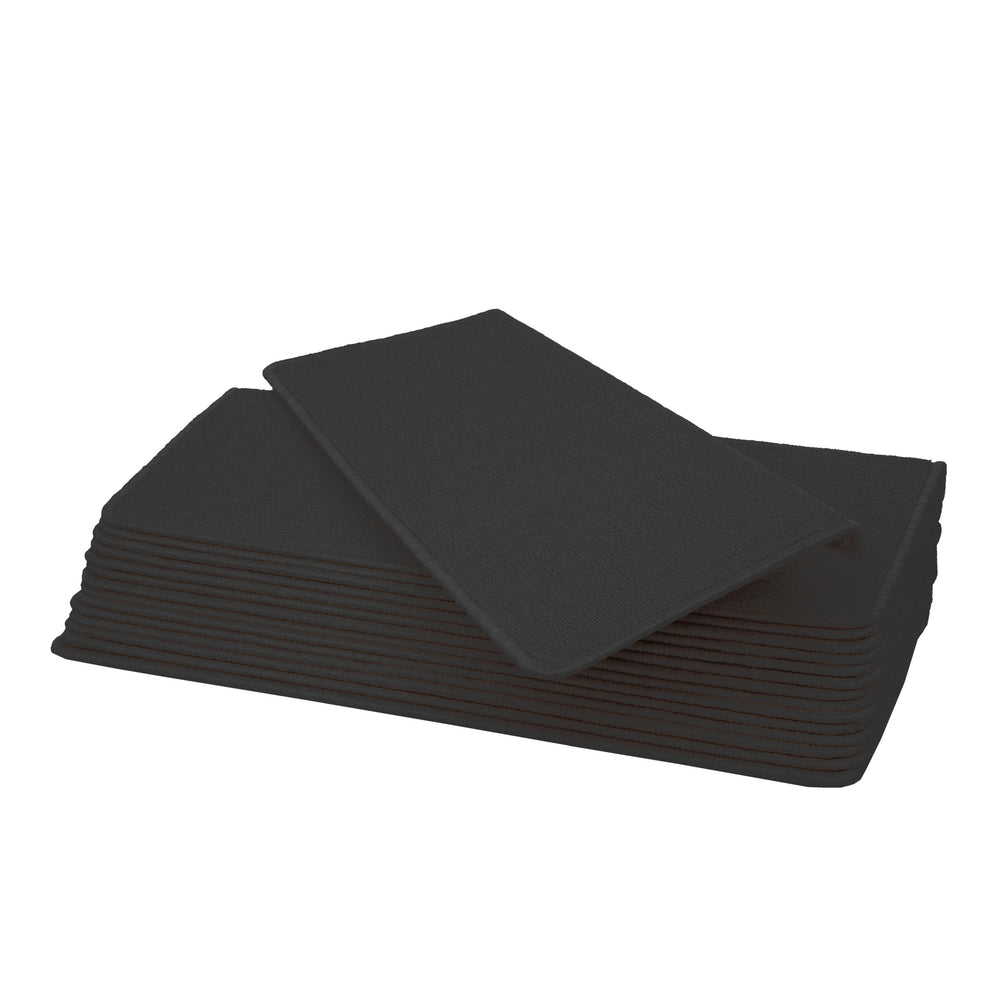 15er-Set Stufenmatten Treppenteppich 65x25cm schwarz-anthrazit