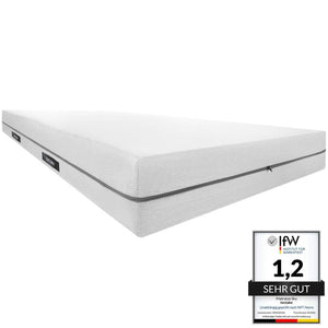 Matratze Sky 2in1 Härtegrad H2 und H3 weiss 90 x 200 cm