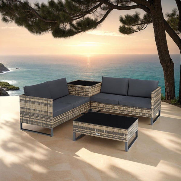Rattanlounge Ostuni - natur