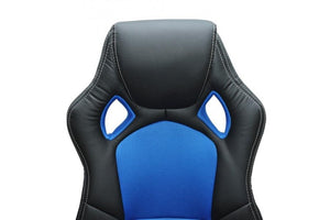 Office chair, sports seat, executive chair, blue