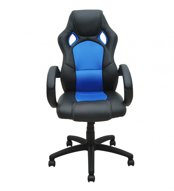 Office chair, sports seat, executive chair, blue