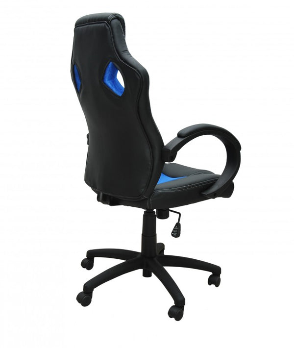Office chair, sports seat, executive chair, blue