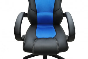 Office chair, sports seat, executive chair, blue