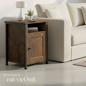 Nachttisch Blackburn 40x42x60,5cm Industrial dunkelbraun