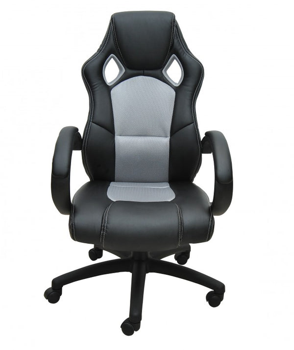 Office chair, sports seat, executive chair, grey