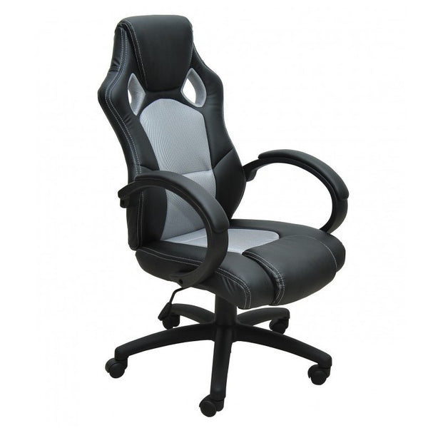 Office chair, sports seat, executive chair, grey