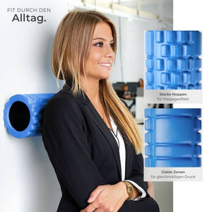 Faszienrolle blau 2er Set