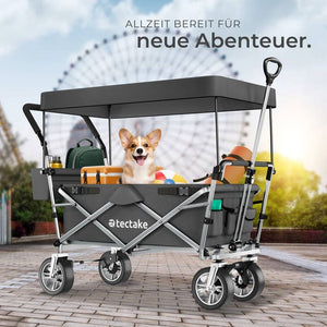 Faltbarer Bollerwagen Nico, grau