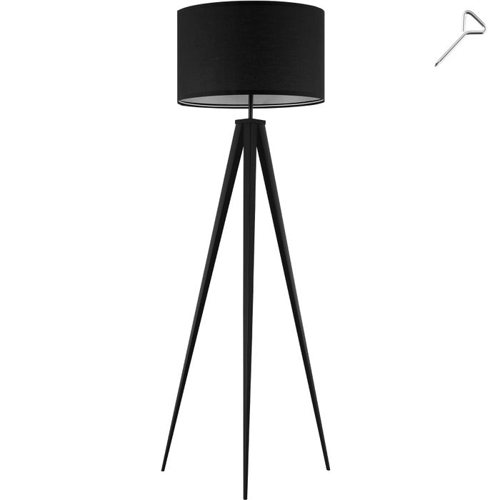 Lunaris floor lamp, black
