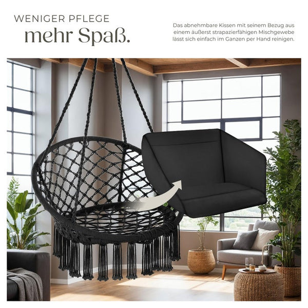 Hängesessel Grazia schwarz