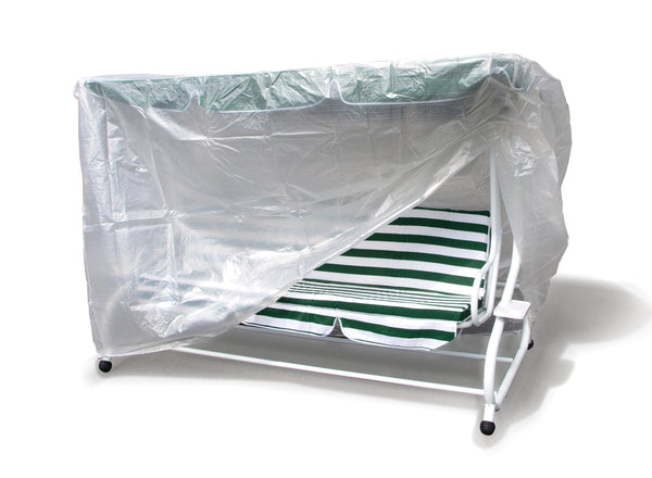 Abdeckhaube Hollywoodschaukel 4-sitzer 250cm, PE transparent