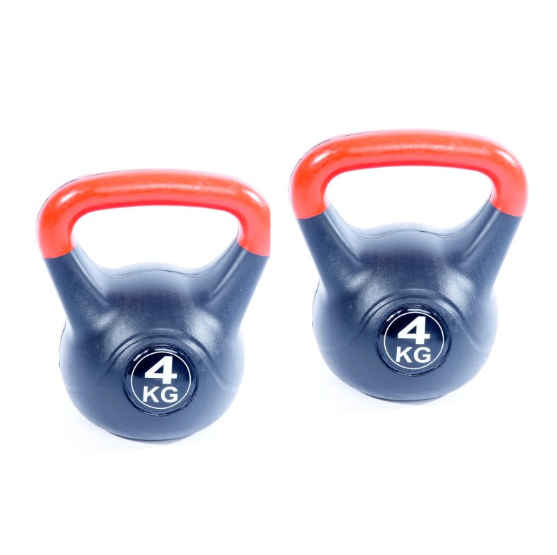 Kettlebell 2x 4kg - confezione doppia
