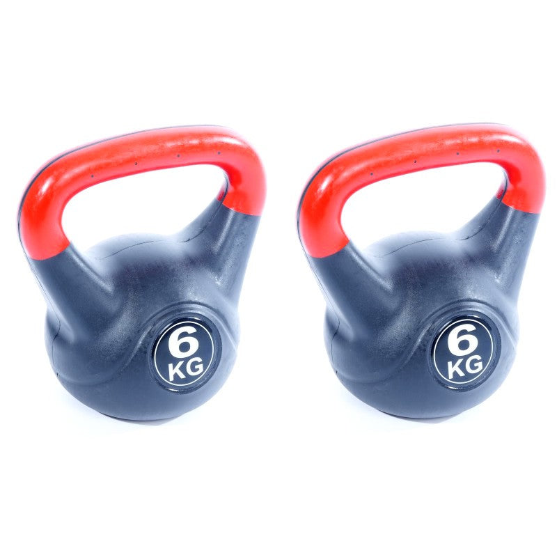 Kettlebell 2x 6kg - confezione doppia