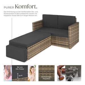 Rattan Lounge Korfu, natur