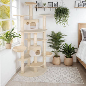 Kratzbaum Fippi beige/weiss
