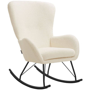 Schaukelstuhl Swing creme/schwarz