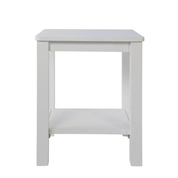 Beistelltisch Nachttisch Holz weiss