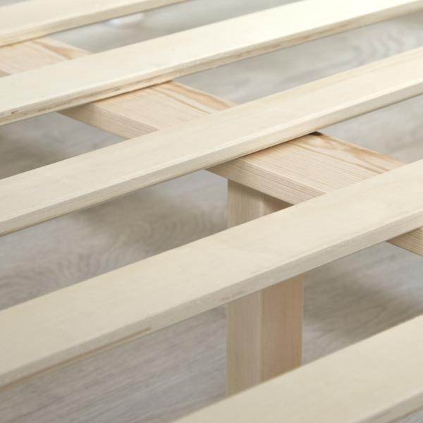 Jugendbett Einzelbett Bettgestell 90x200 weiss Tagesbett Holzbett