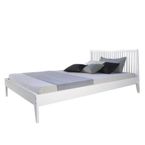 Doppelbett Holzbett Futonbett 140x200 weiss Kiefer Bett Massivholz