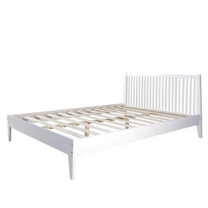 Doppelbett Holzbett Futonbett 140x200 weiss Kiefer Bett Massivholz