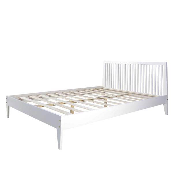 Doppelbett Holzbett Futonbett 140x200 weiss Kiefer Bett Massivholz