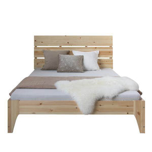 Doppelbett Holzbett Bettgestell Futonbett 140x200 natur Kiefer