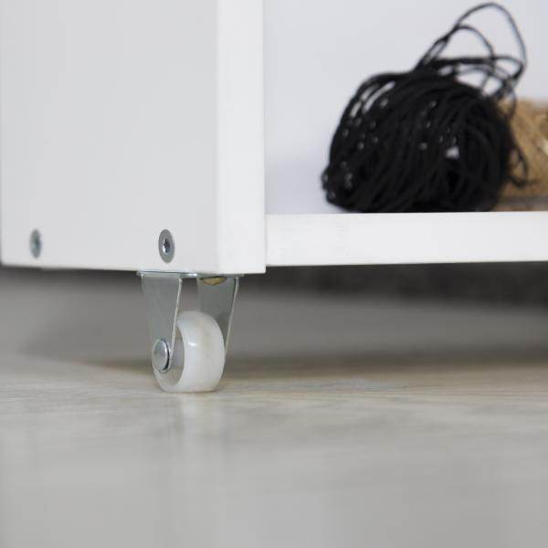 Hochbett Kinderbett 90x200 Weiss Schreibtisch Funktionsbett Jugendbett