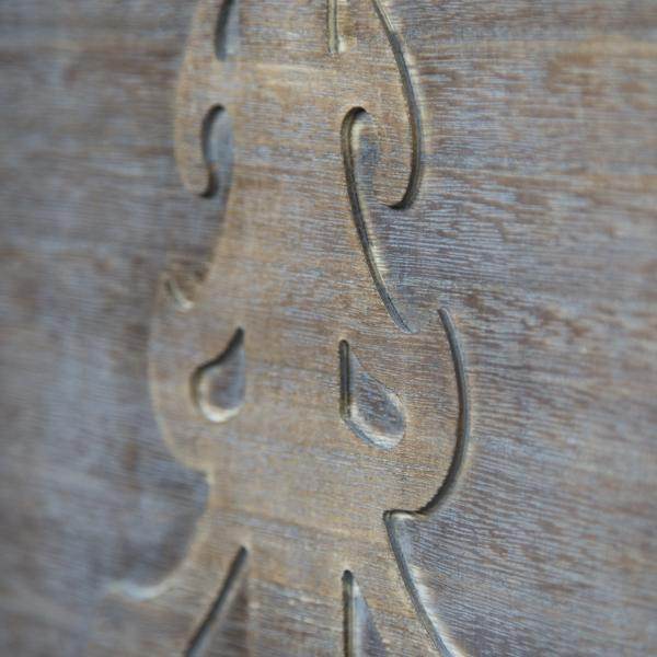 3 fach Paravent Raumteiler Holz Trennwand Braun