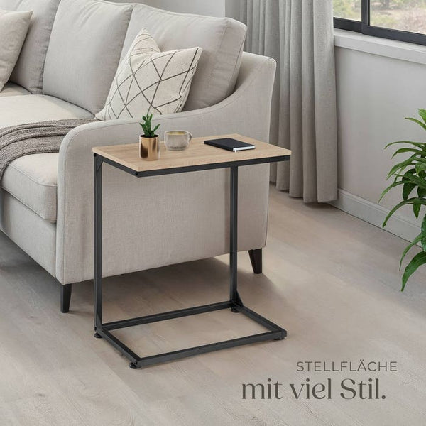 Beistelltisch Cardiff Industrial Holz hell, Eiche Sonoma