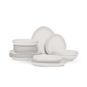 Berlinger Haus 18-teiliges Tellerset Oval Sahara Collection