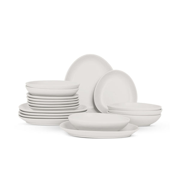 Berlinger Haus 18-teiliges Tellerset Oval Sahara Collection