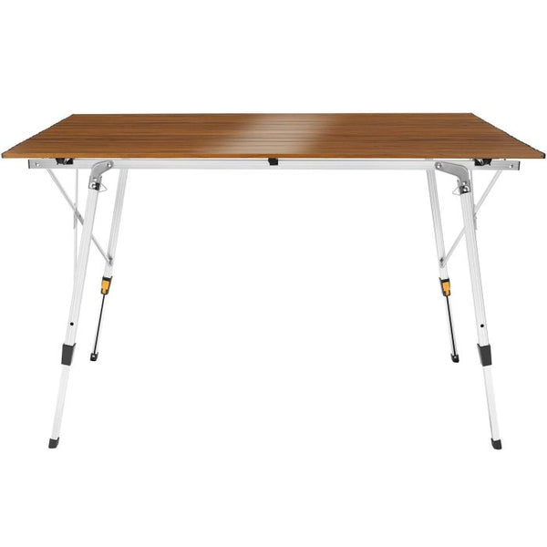 Aluminium Campingtisch Bastian Holzoptik