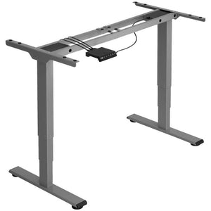 Telaio per tavolo Twain, regolabile in altezza, 110-168x60x60-125cm, grigio