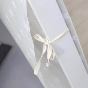 Kinderbett TIPI 90x200 mit 2 Bettkästen Weiss Holzbett Indianer Bett Hausbett Spielbett