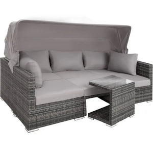Aluminium Rattan Lounge San Marino