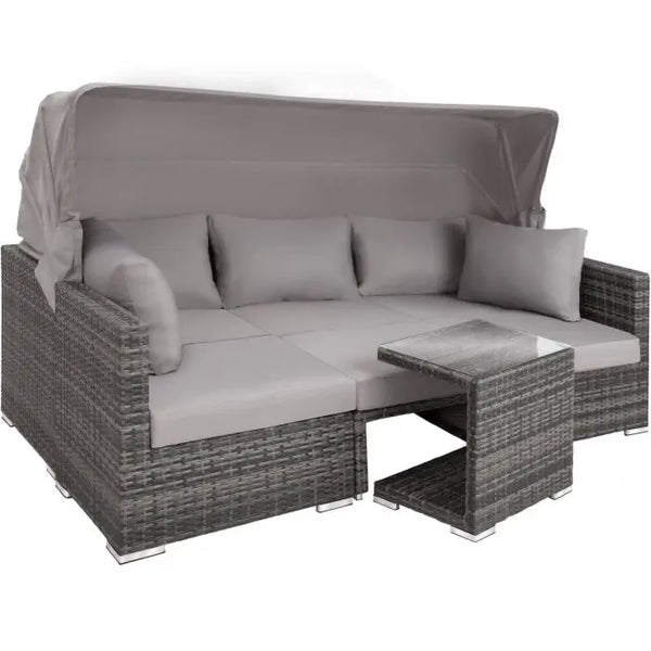 Aluminium Rattan Lounge San Marino