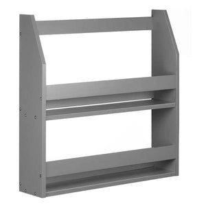 Regal Wandregal Hängeregal Bücherregal Holzregal Holz Grau