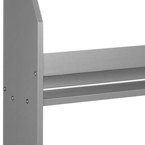 Regal Wandregal Hängeregal Bücherregal Holzregal Holz Grau
