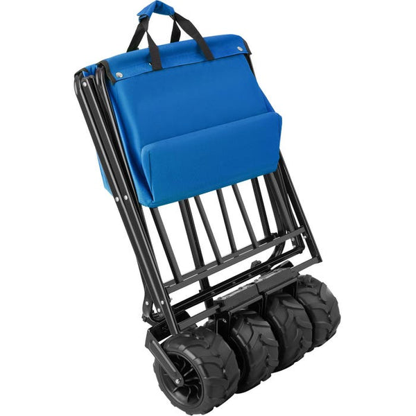 Faltbarer Bollerwagen max. 80kg blau