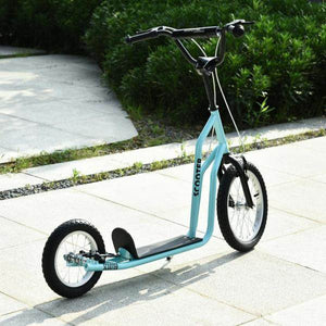 Tretroller Scooter Cityroller Kinder Mädchenroller verstellbar Aluminium Blau