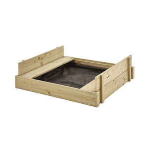 TP TOYS Sandkasten mit Holzdeckel FSC