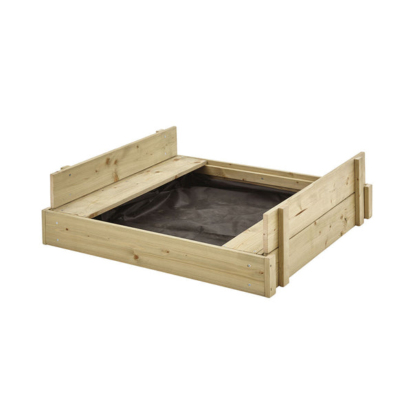 TP TOYS Sandkasten mit Holzdeckel FSC